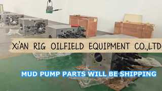 F1600 mud pump parts will be shipping